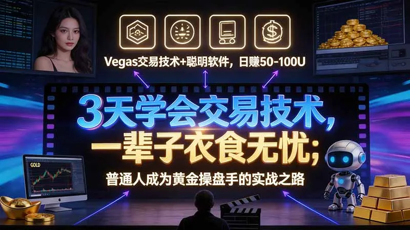 3 天学会 顺势而为交易系统，趋势看得懂、下单有依据：软件自动帮你盯盘，新手也能稳定复利-智富思维学堂